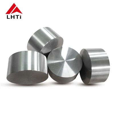 Titanium Round Cake Precision Custom työstöosat